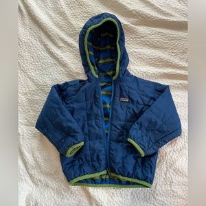 Patagonia reversible puffer jacket boys size 2-3T